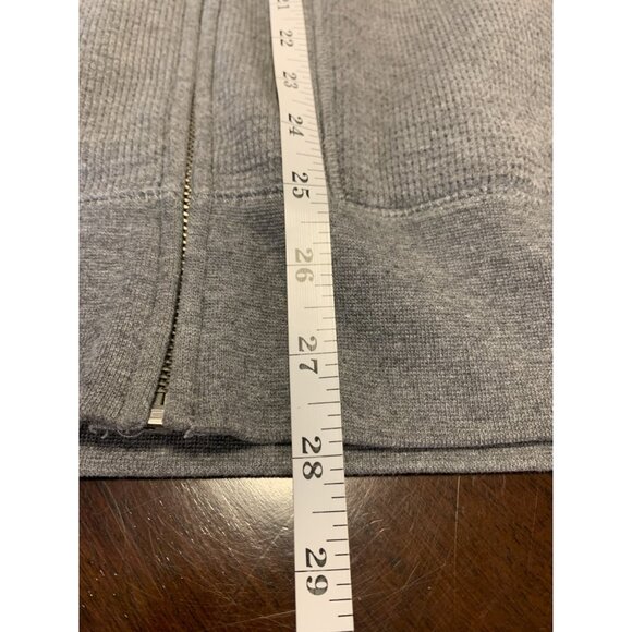 Sub_Urban Riot XL Waffle Knit Strip Hooded Sweatshirt Gray - Picture 5 of 7